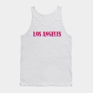 Los Angeles - Pink Tank Top